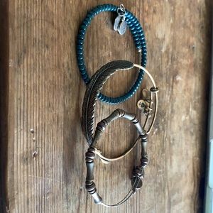 Alex and Ani Bracelet Set